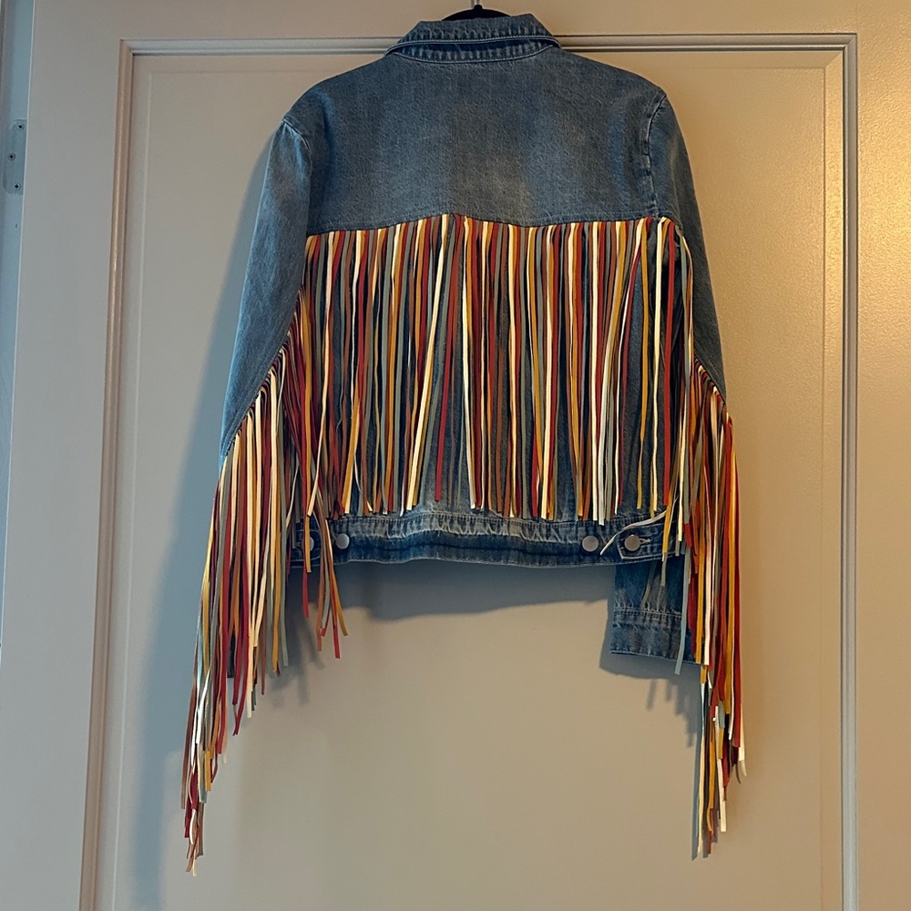 Nashville Fringe Denim Jacket